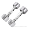 Electroplated Dumbbell cordes battle rope 6kg free weights dumbbells set Supplier